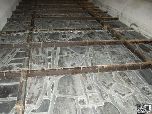 Ambulatory Window before restoration. Cathedral of St. John the Divine, NY, NY