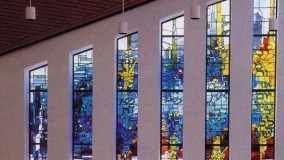 Judaic Stained Glass - Temple Israel, White Plains, NY