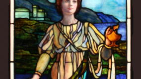 Restored stained glass lafayette presbyterian church brooklyn Rohlf's