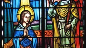 New Stained Glass Window Including Steel Casement - Chestnut Hill Chapel - Chestnut Hill, MA