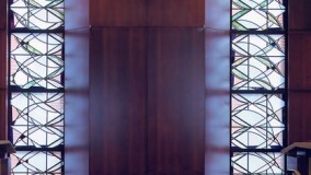 Judaic Stained Glass - Congregation Beth Sholom - Teaneck, NJ