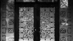 Carved Glass Entryway by Rohlf Studio - St. Mary's Roman Catholic Church - Portland, CT