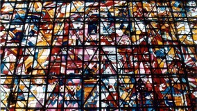 Stained glass for building - Kasugai Seibu Shopping Center - Nagoya, Japan