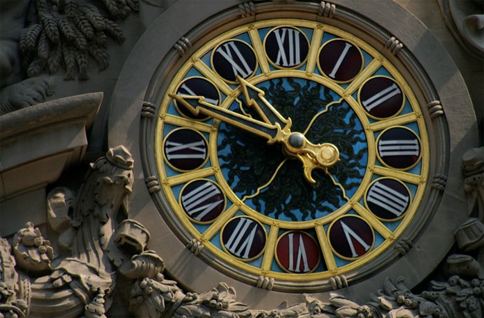 Exterior View Tiffany Clock GCT Grand Central NYC New York