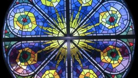 new stained glass for churches rose window
