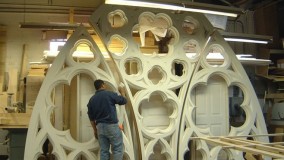 Replication of Window Frames for Churches - Basilica of St. John - Stamford, CT